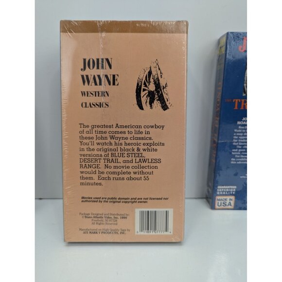 John Wayne VHS Movies Multiple Titles Lot of 6 Factory Sealed Read Description - Picture 11 of 14